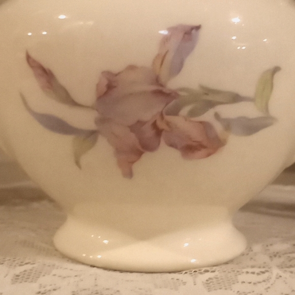 Vintage Universal Cambridge Iris Camwood Ivory- Sugar & Creamer Set - Picture 5 of 12